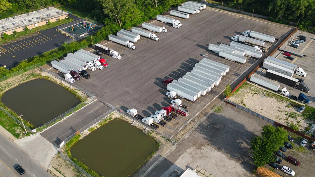 FWL yard from above