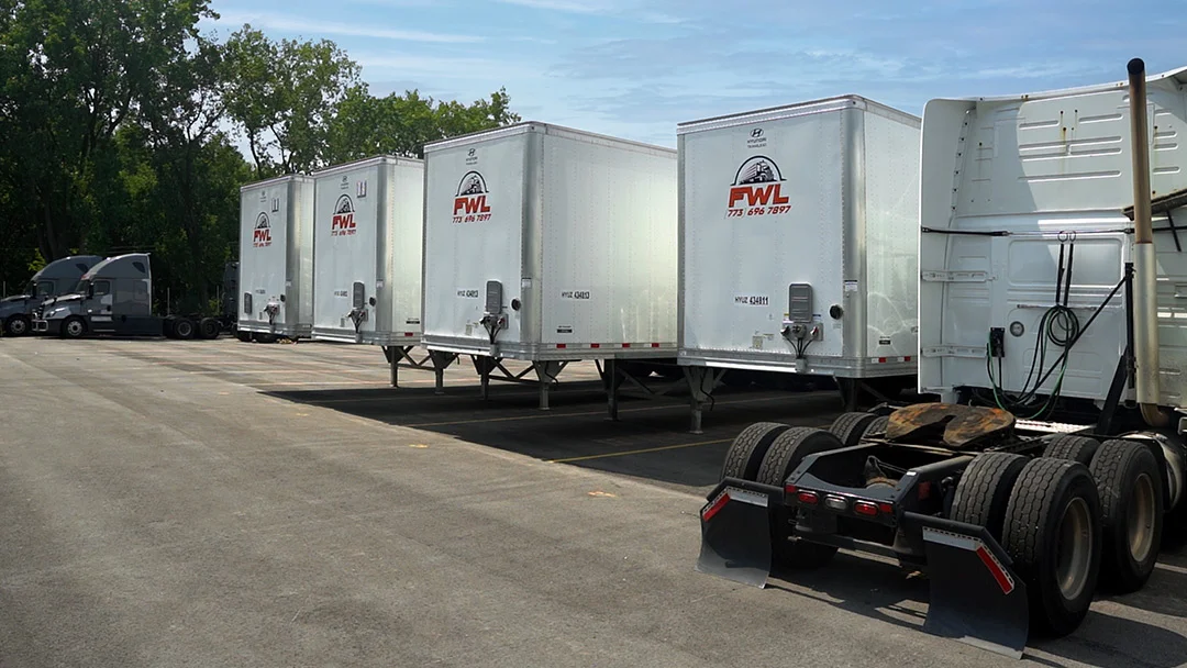 FWL trailers parked
